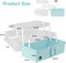 Sewing Storage Organizer Box 13-Inch Art Storage Box Craft Organizer 3-Layers with Handle Craft Art Bin Portable for Home School Office Travel